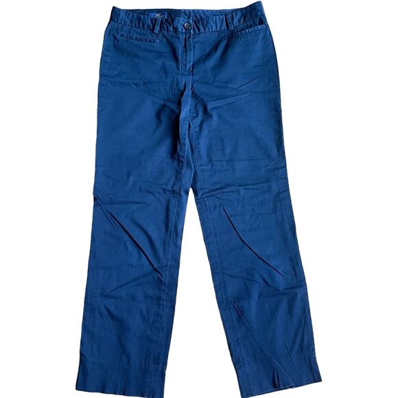 BROOKS BROTHERS Navy Natalie Fit Pants Size 4 - Picture 1 of 9